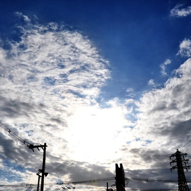 夏の空に。