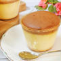卵好きのためのチョコカステラプリン【簡単カップスポンジケーキ】