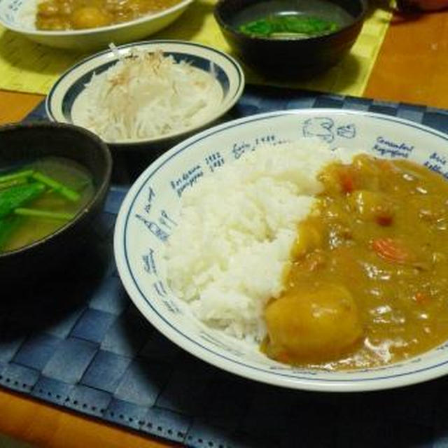 ポテサラのきゅうりをキャベツにチェンジ♪晩御飯3日分。