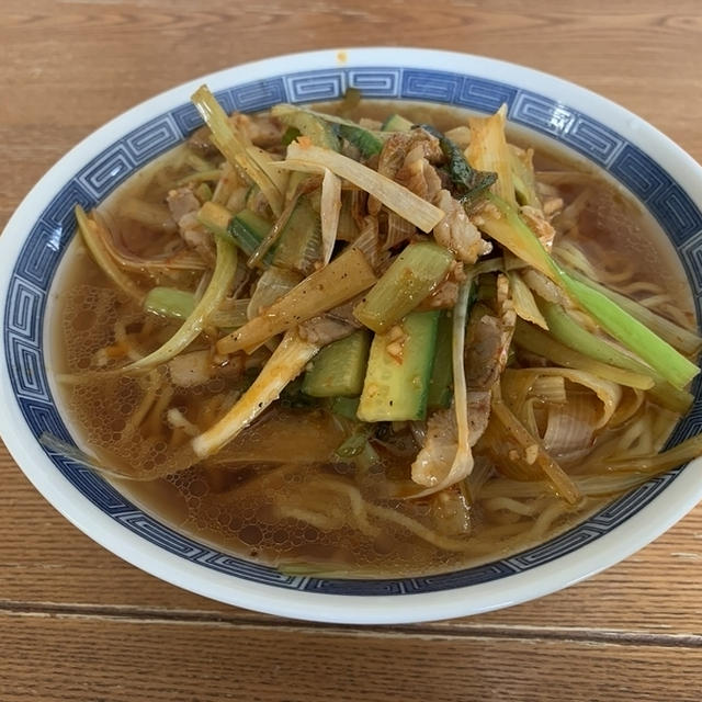 キュウリを使ったラーメン！！