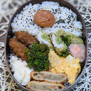 揚げ物多めだった～夫のお弁当255