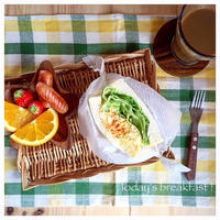 GABANで朝ごはん☆卵たっぷりサンド♡