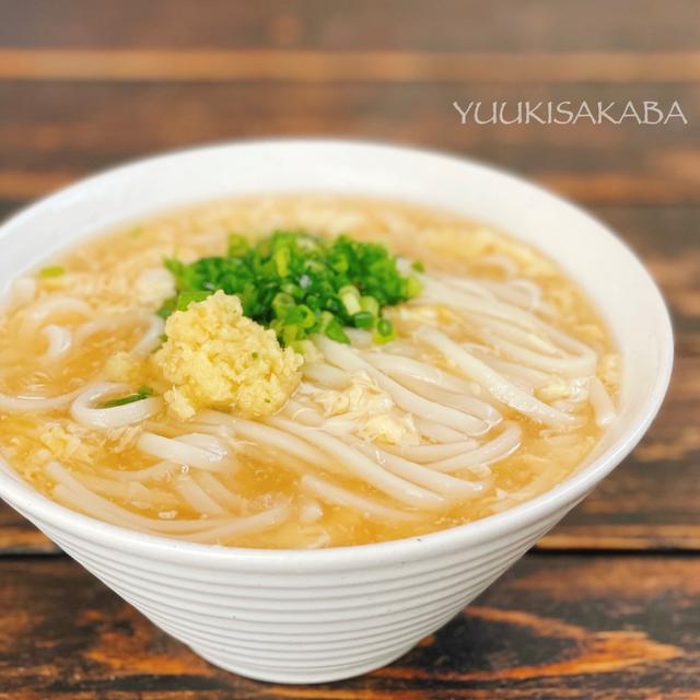 生姜たっぷり！とろとろスープのかき玉うどんレシピ！　〜卵でうまうま！かき玉うどんレシピ3選〜