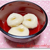豆腐の白玉団子：毎年お盆に作ります
