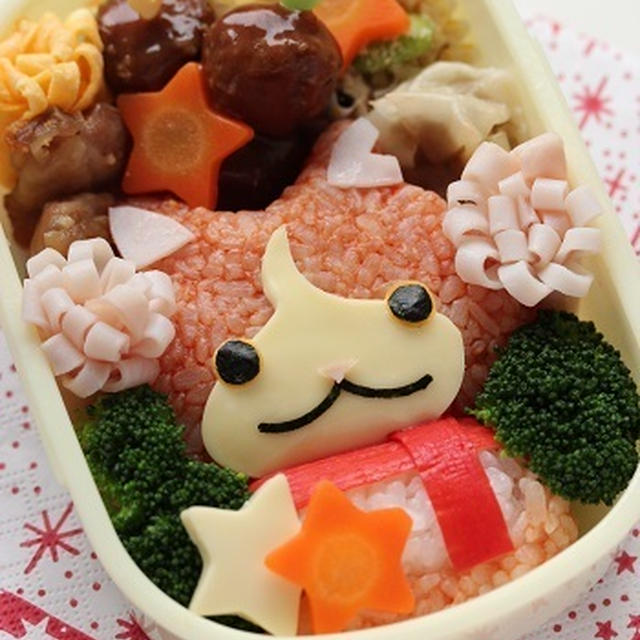 妖怪ウォッチ☆ジバニャンのお弁当　～あったか冬弁☆