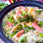 【そうめんそのまま入れて】ふわふわ卵とカニかまのゆでないにゅうめん