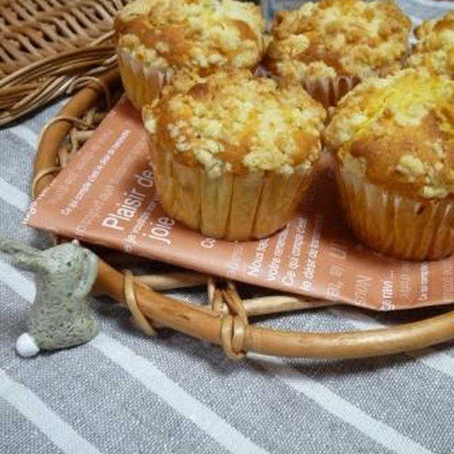 フルブラで、ふわっふわクランブルマフィン作りました！