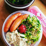 いつぞやの#お弁当 でおはようございます。★わさびと大葉入りのツナマヨ乗っけごはん★...