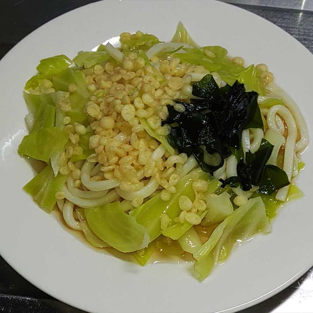 冷やしタヌキうどん