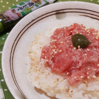 青じそネギトロ丼！