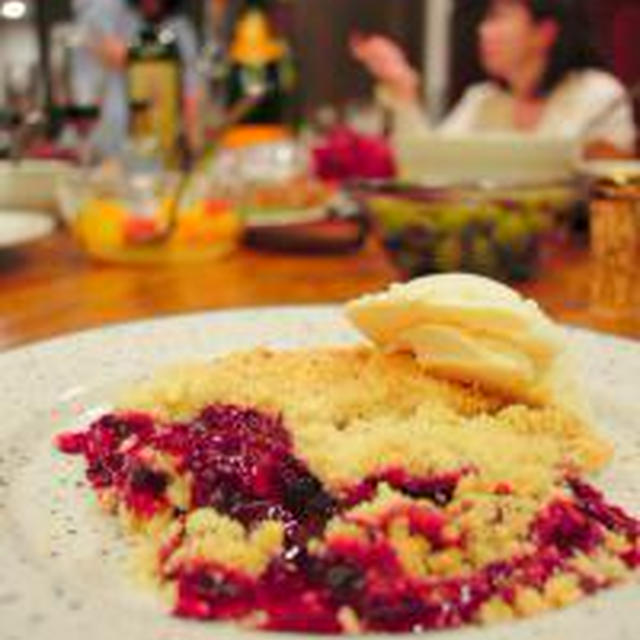 Triple Berry Cobbler