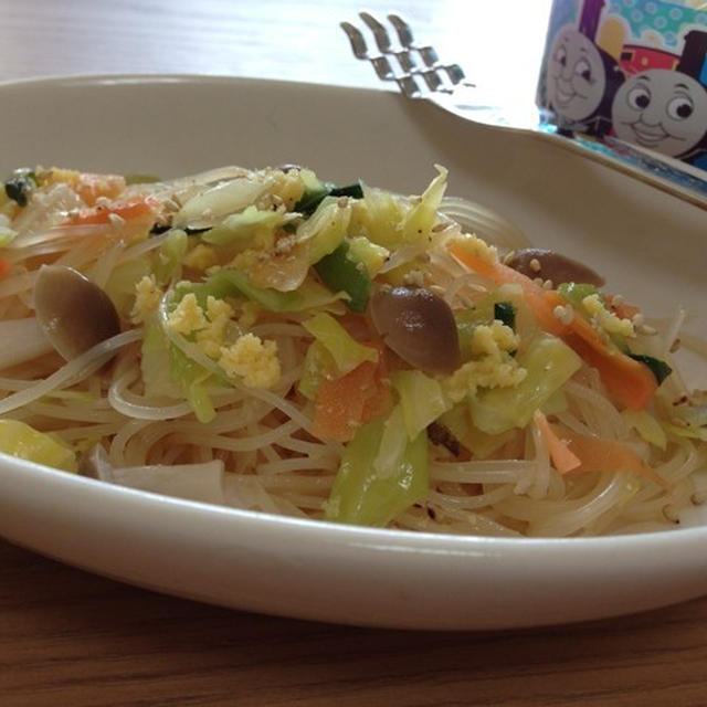 こどもレシピ♪野菜たっぷりビーフン