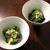 菜の花のホタテ缶あえ　ゆずこしょう風味
