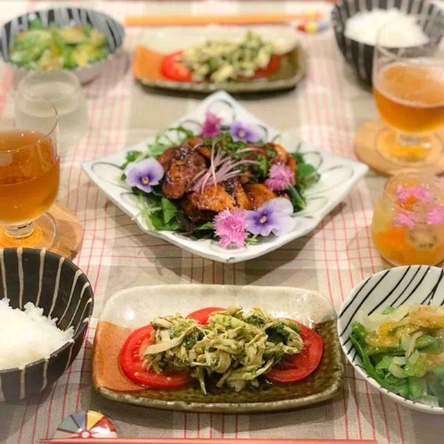 【献立】鶏胸肉を柔らかくする技使って、鶏胸肉づくしの夜ごはん