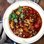 Vegetable Chili with Grilled Corn – Veganベジたっぷりチリスープ