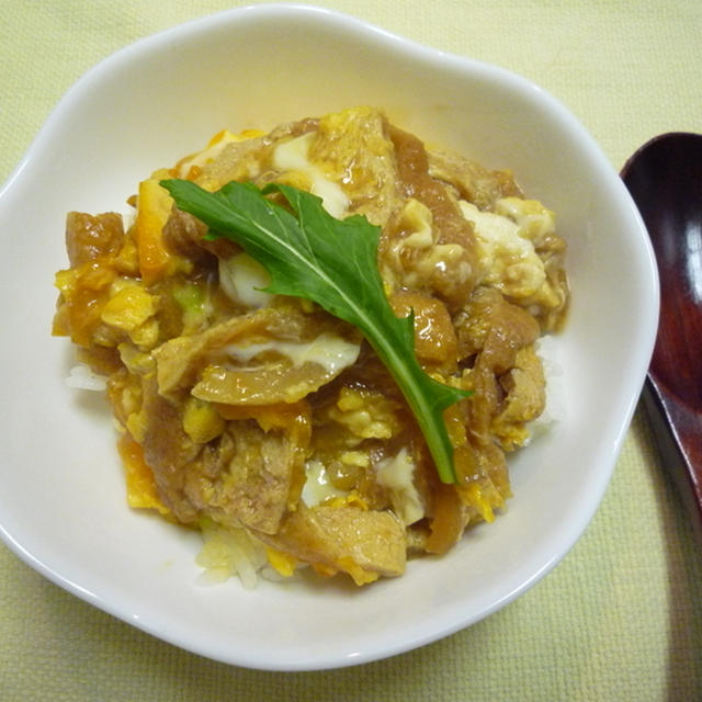 とろみバンザイ！きつね丼と大根のべっこう餡かけ