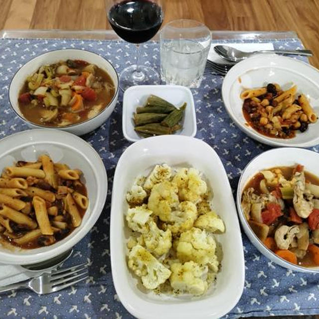 昼ご飯と夕ご飯を家で食べた ～ 普通の日