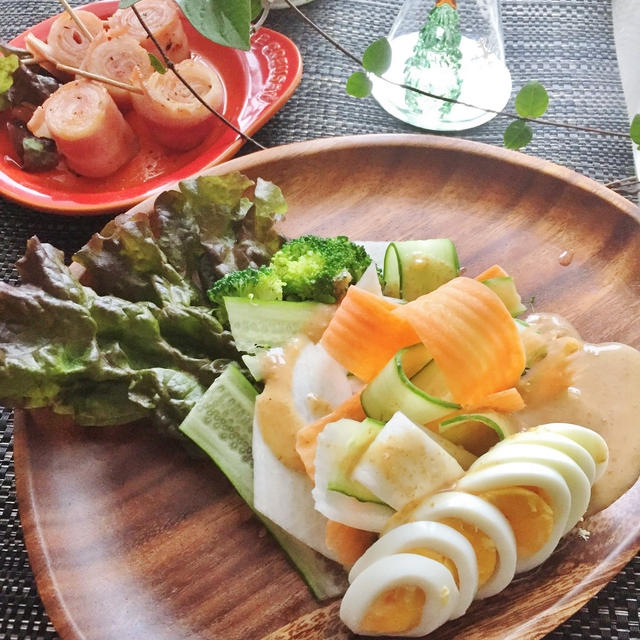 ののじ根菜フリルサラダ・削り～ナ
