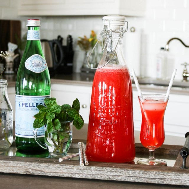 Ginger Strawberry Lemonade生姜苺レモネード
