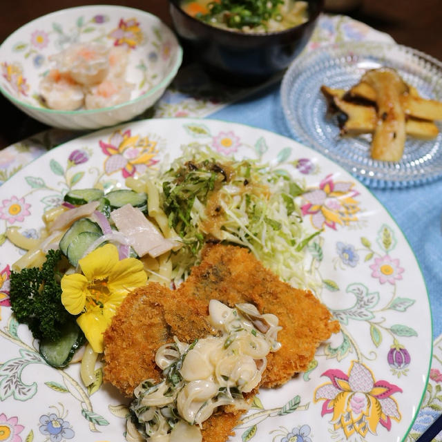 ＊巨大なアジで晩御飯♪＊