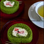 抹茶苺ロールケーキ