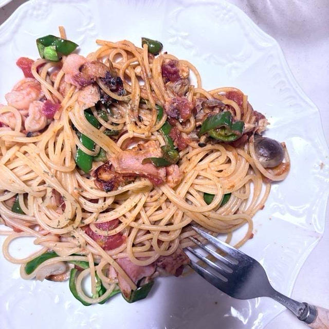 今日の朝活！トマトパスタ久々〜映画アンダーニンジャとクラブW杯VisionProで〜