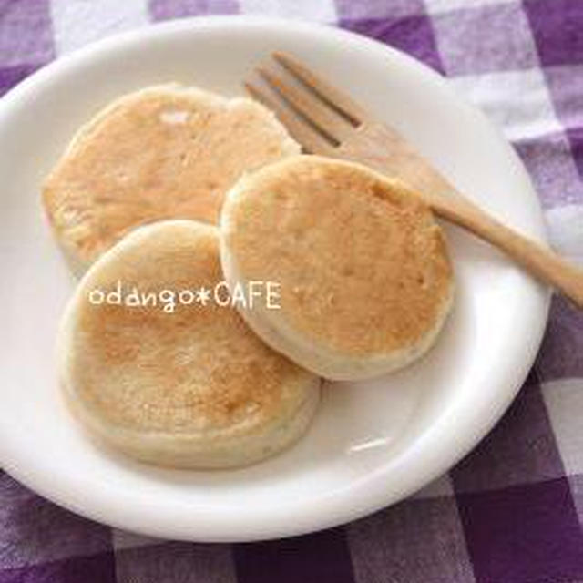 上新粉のシンプルパンケーキ