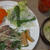 牛肉と水菜の塩レモン炒め
