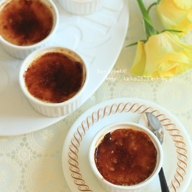 紅茶のクレームブリュレ