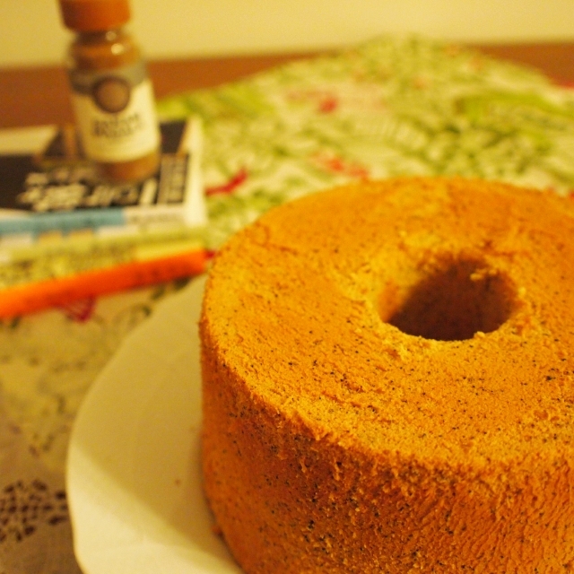 久々に作ったよ☆チャイシフォンケーキ