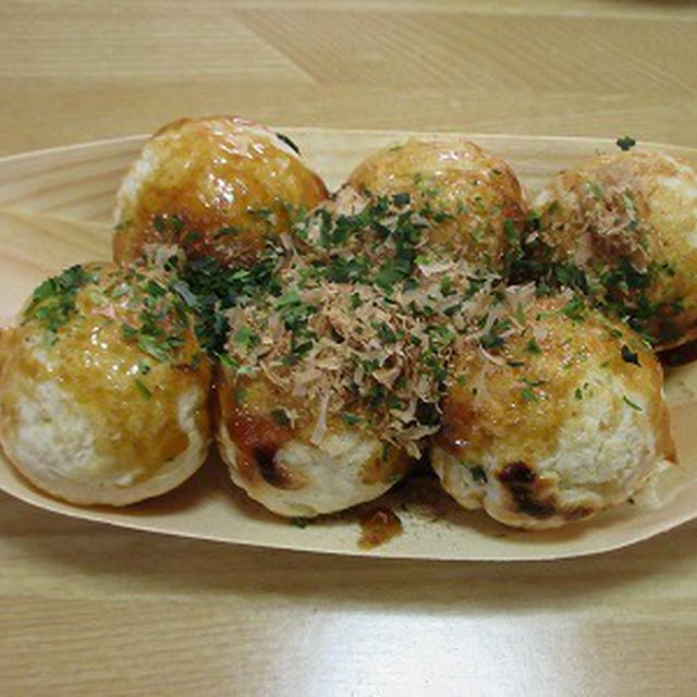 2人でたこ焼きパーティー！！