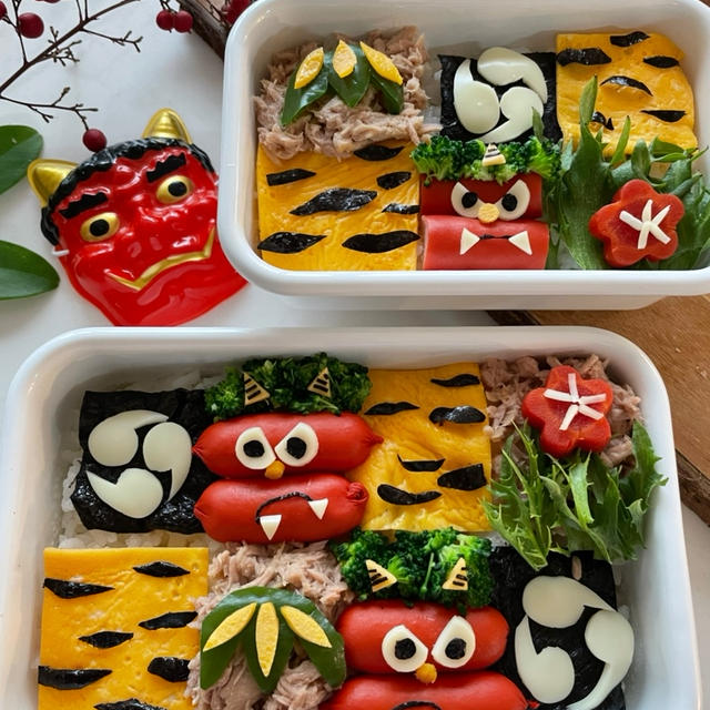 節分モザイク弁当＊　〜PRアルコールジェル〜