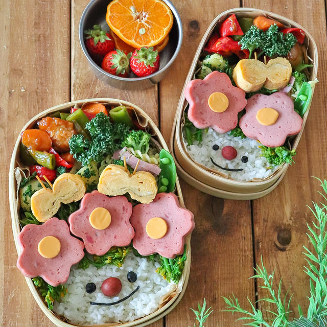 可愛いお弁当を旦那に持たせる嫌がらせ弁当「桜満開かおべん編」