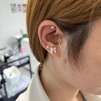 耳つぼジュエリーでつぼ刺激されるか検証結果