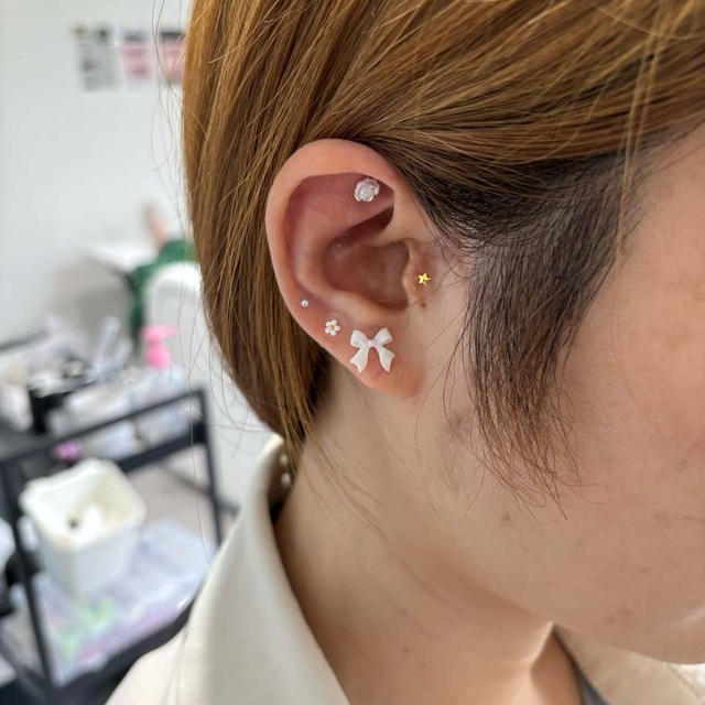 耳つぼジュエリーでつぼ刺激されるか検証結果