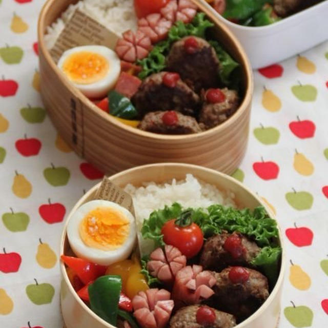 ハンバーグ弁　☆　チキンの南蛮漬け♪
