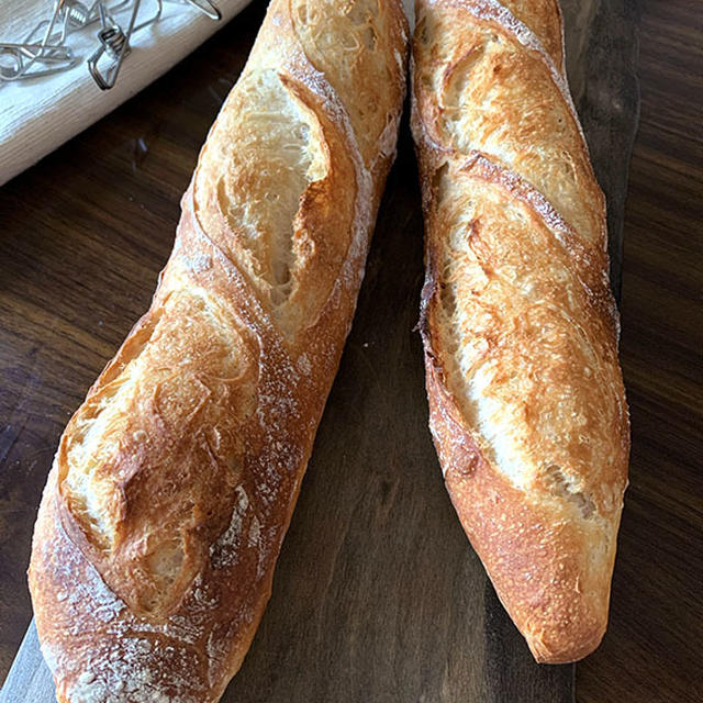 5月のぱん焼き、何年ぶりかのバゲット🥖。