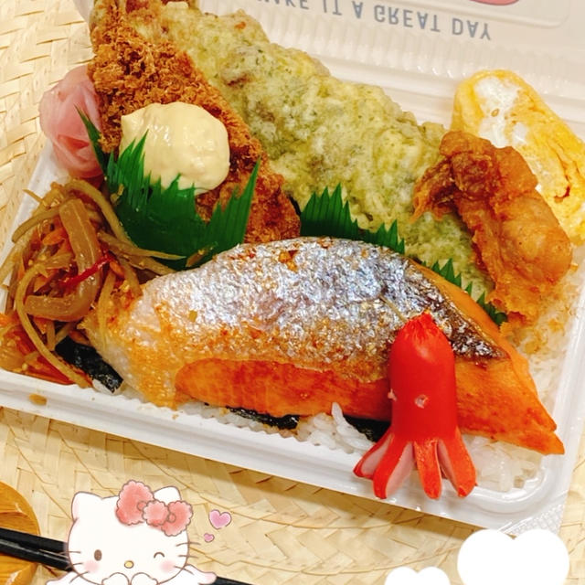 私が海苔弁を作ると( ・∇・)