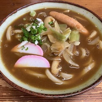 新玉ねぎでカレーうどん