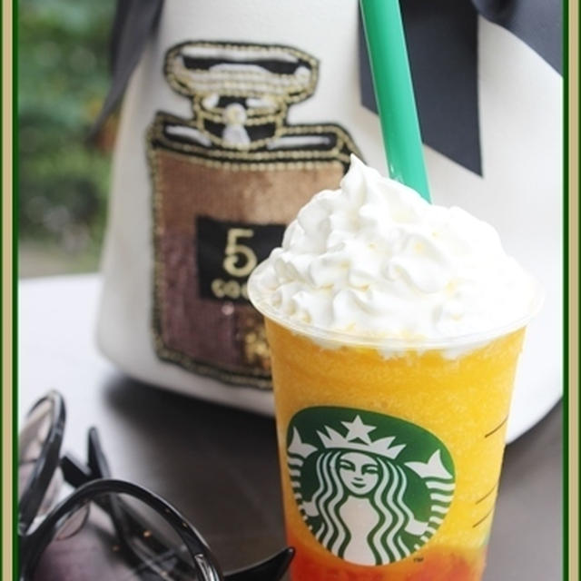 新作 マンゴー＆ジェリーフラペチーノ ＠スターバックス
