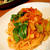【トマトチーズパスタ】～ベーコン＋青梗菜