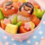 2月のいちごはん☆おひなさまプレート☆