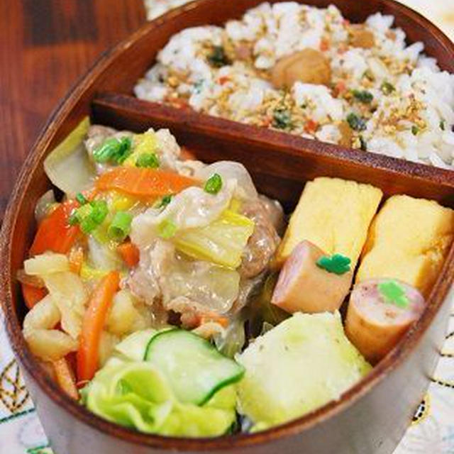 八宝菜弁当＆ハムステーキ弁当