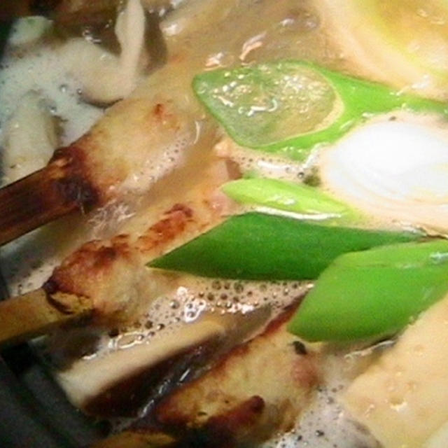 比内地鶏のつくね鍋☆☆