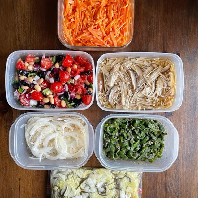 いつかの、副菜の作り置き（6品）