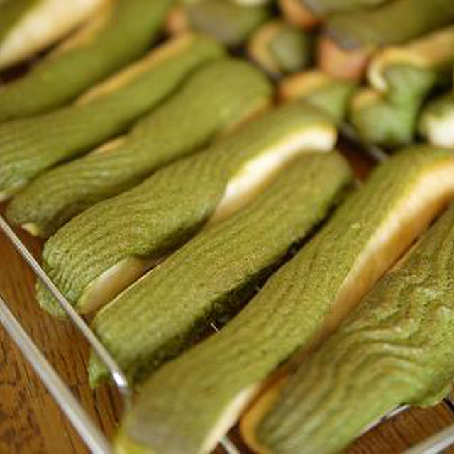 抹茶クッキースティックパン
