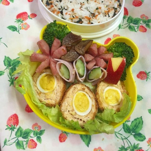 スコッチエッグ弁当♪