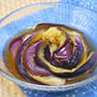 レンジで簡単野菜のおかず！さっぱり生姜醤油のひえひえ茄子〜と茄子の色をキレイに。