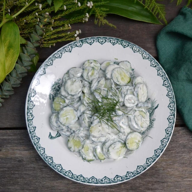 Creamy Cucumber Salad 胡瓜のクリームサラダ