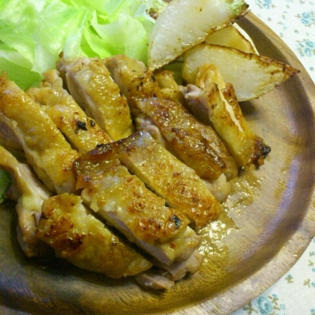 鳥もも肉のバター醤油焼き